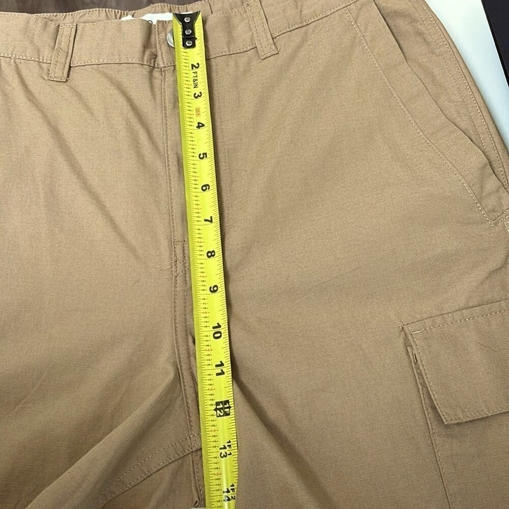 Cargo Shorts men’s BP Small Tan Front Side Pockets 2 Side Velcro Pockets Outdoor - Picture 9 of 13